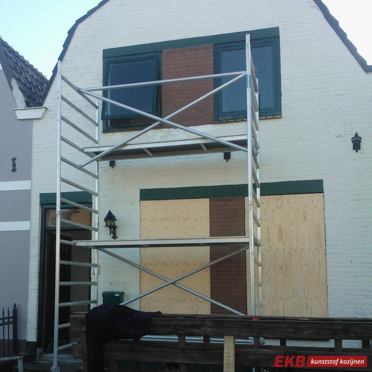 woning voorzien van kunststof kozijnen in Oost Souburg